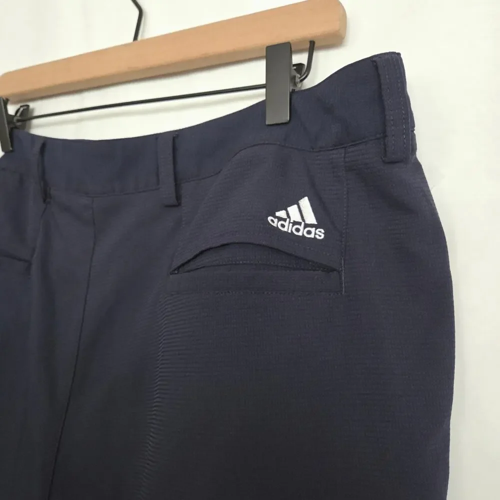 Adidas Climacool Navy Blue Golf Shorts Preppy Resortwear Athleisure Sz 38